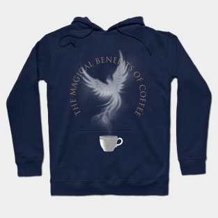 Fantasy Inspired Coffee Phoenix Slogan for Coffee Lovers Hoodie